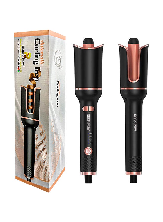 Rock Pow Automatic Curling Iron For Long Hair Black