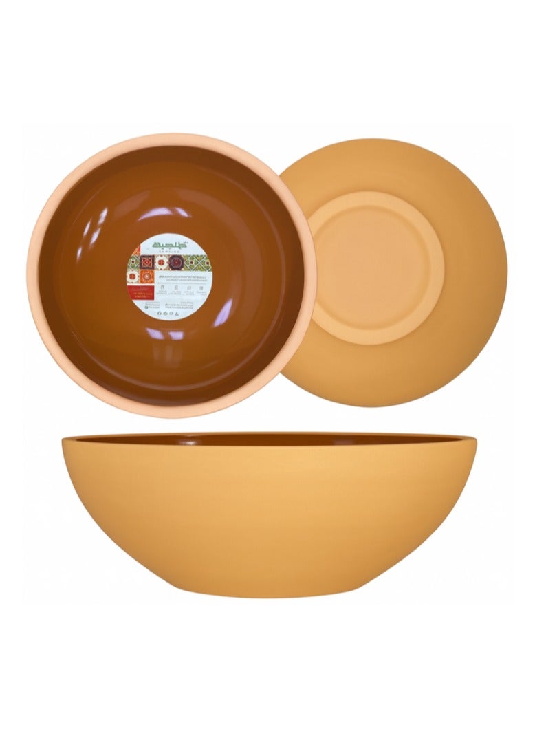 KLaY Grey Glazed Clay Bowl – 17cm Pack of 2 – Rustic Terracotta Tableware