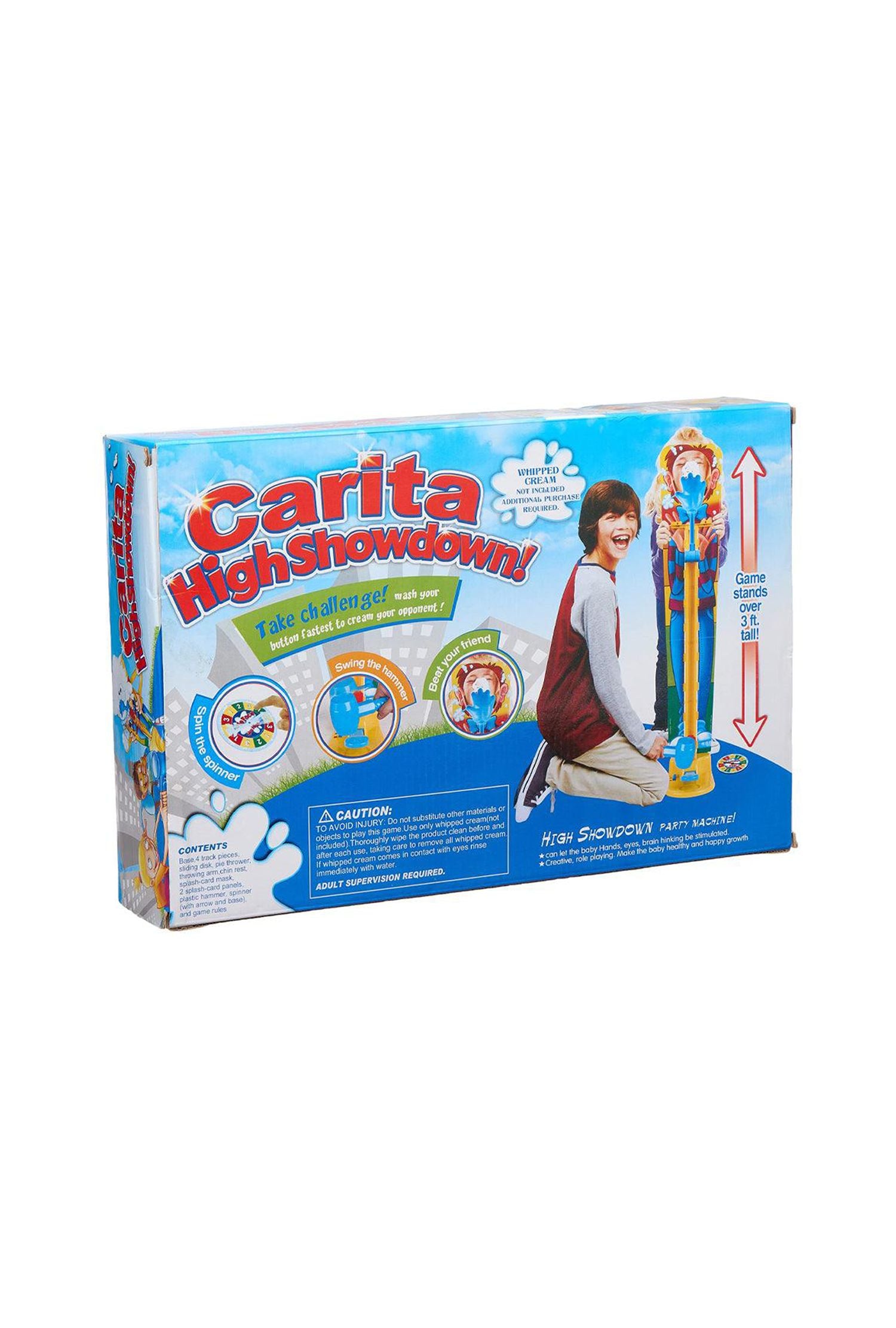 Carita Showdown Pie Face Family Fun Game for Kids