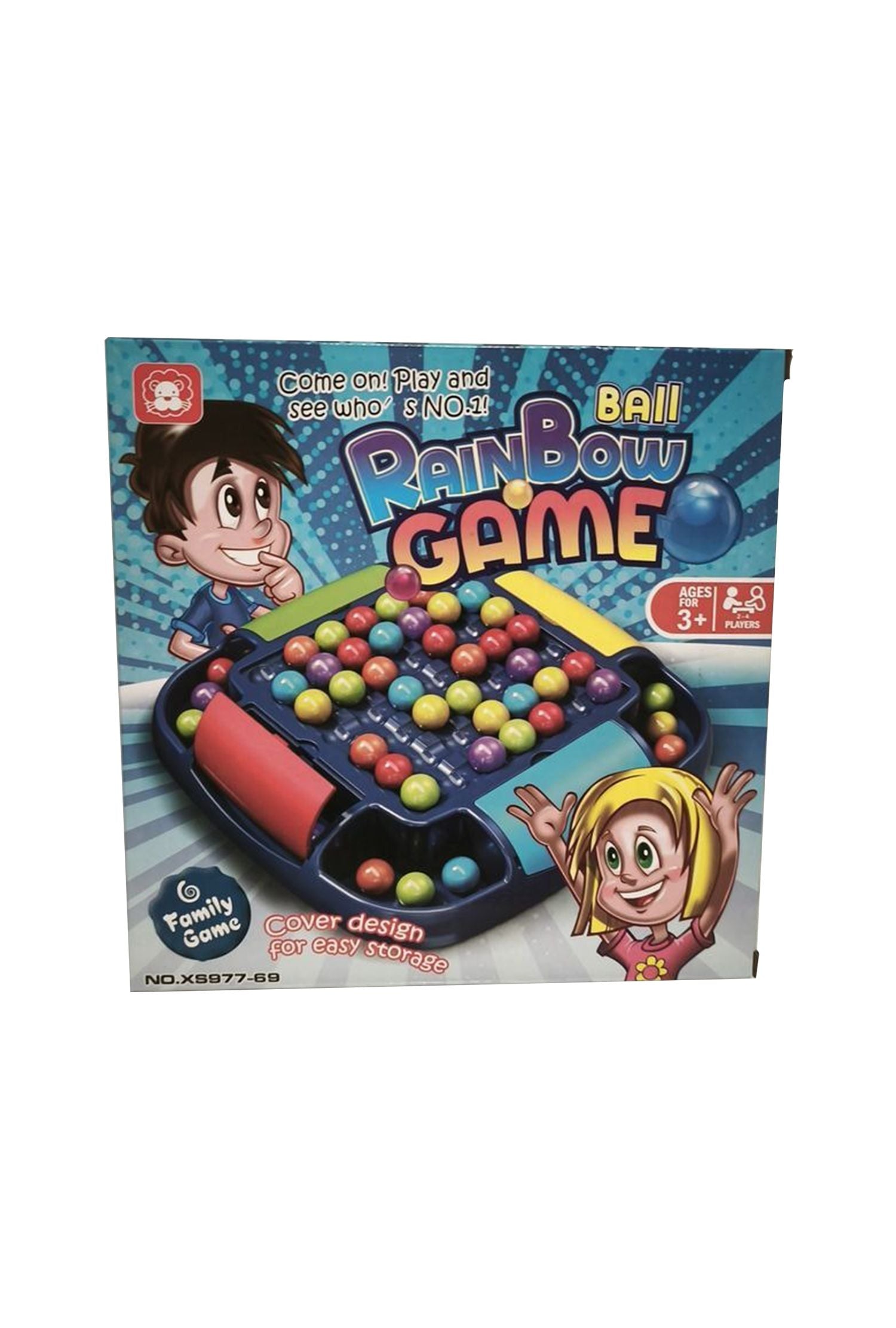Rainbow Ball Game No. XS977-69 Colorful Tossing & Catching Fun for Kids