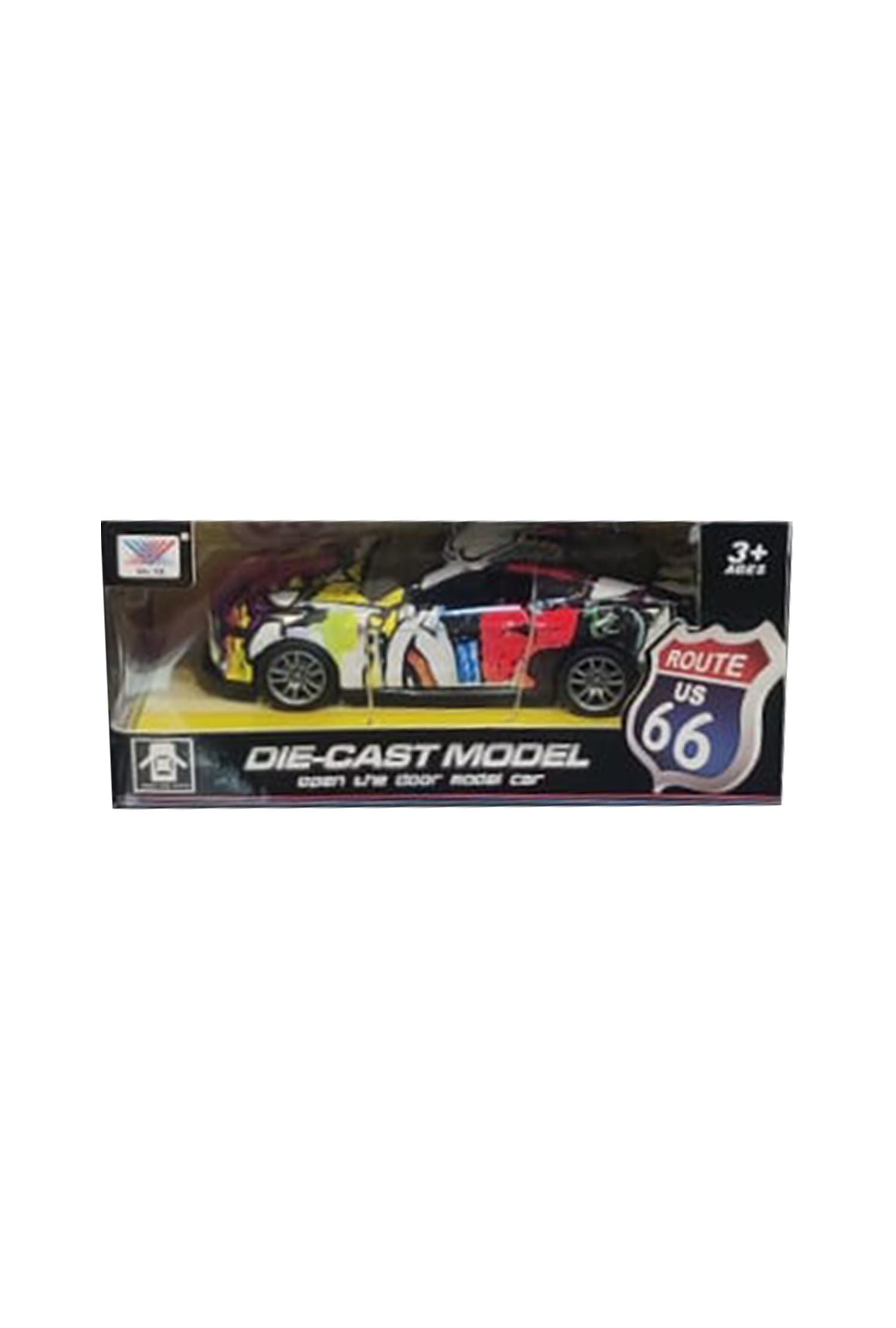 Route 66 Design Collectible Diecast Model Car for Ages 3+