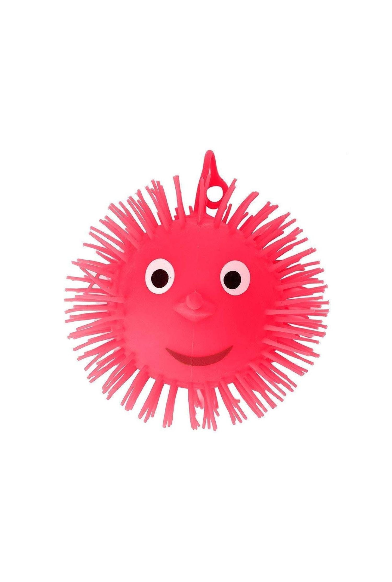 Anti-Stress Jumping Ball Light-Up Pink Bouncing Ball for Stress Relief