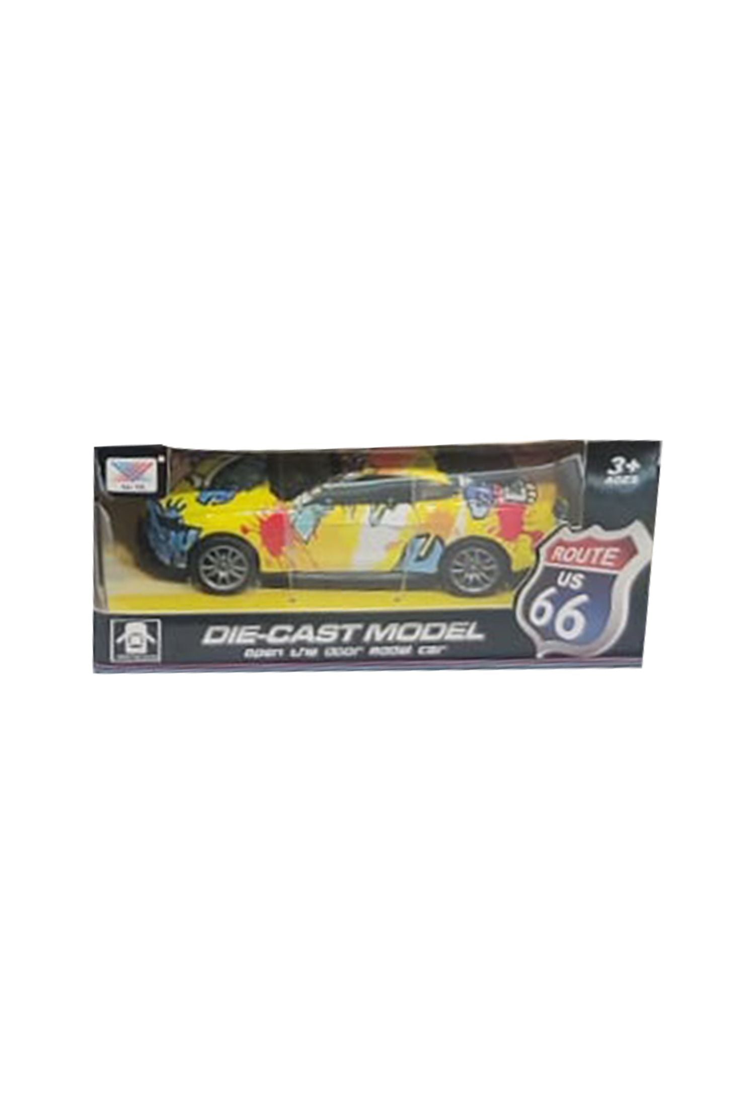 Colorful Graffiti Design Die-Cast Model Car Toy for Kids