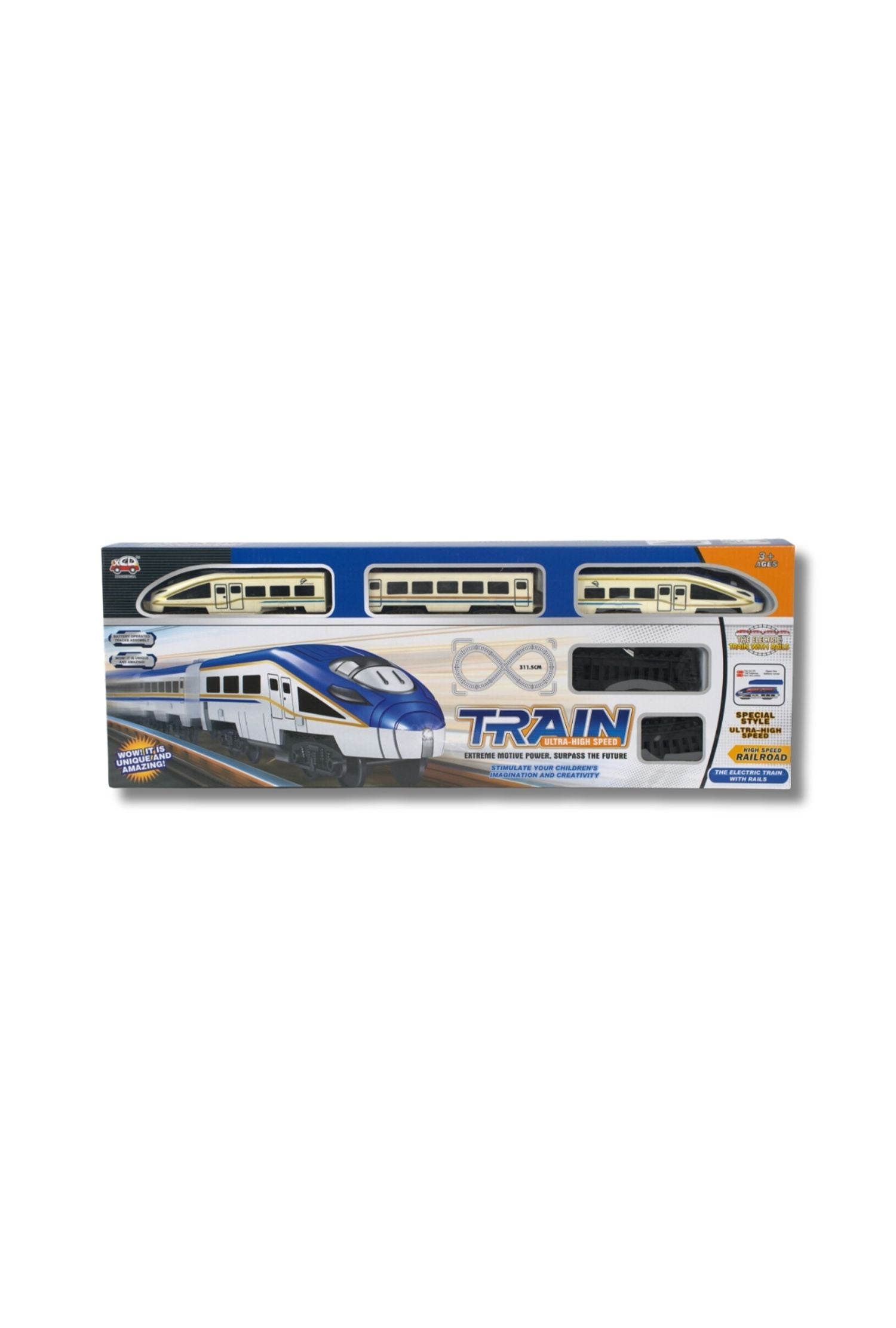 Special Style Ultra-High Speed Electric Train Complete Railroad Set for Kids & Collectors