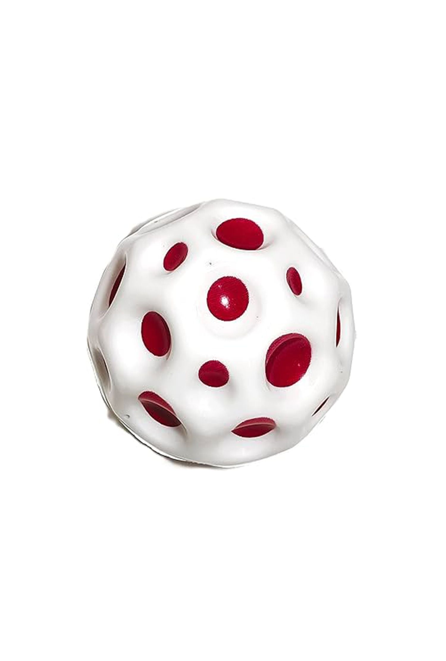Soft Rubber Bouncing Red Moon Ball Fun Play Toy for Kids