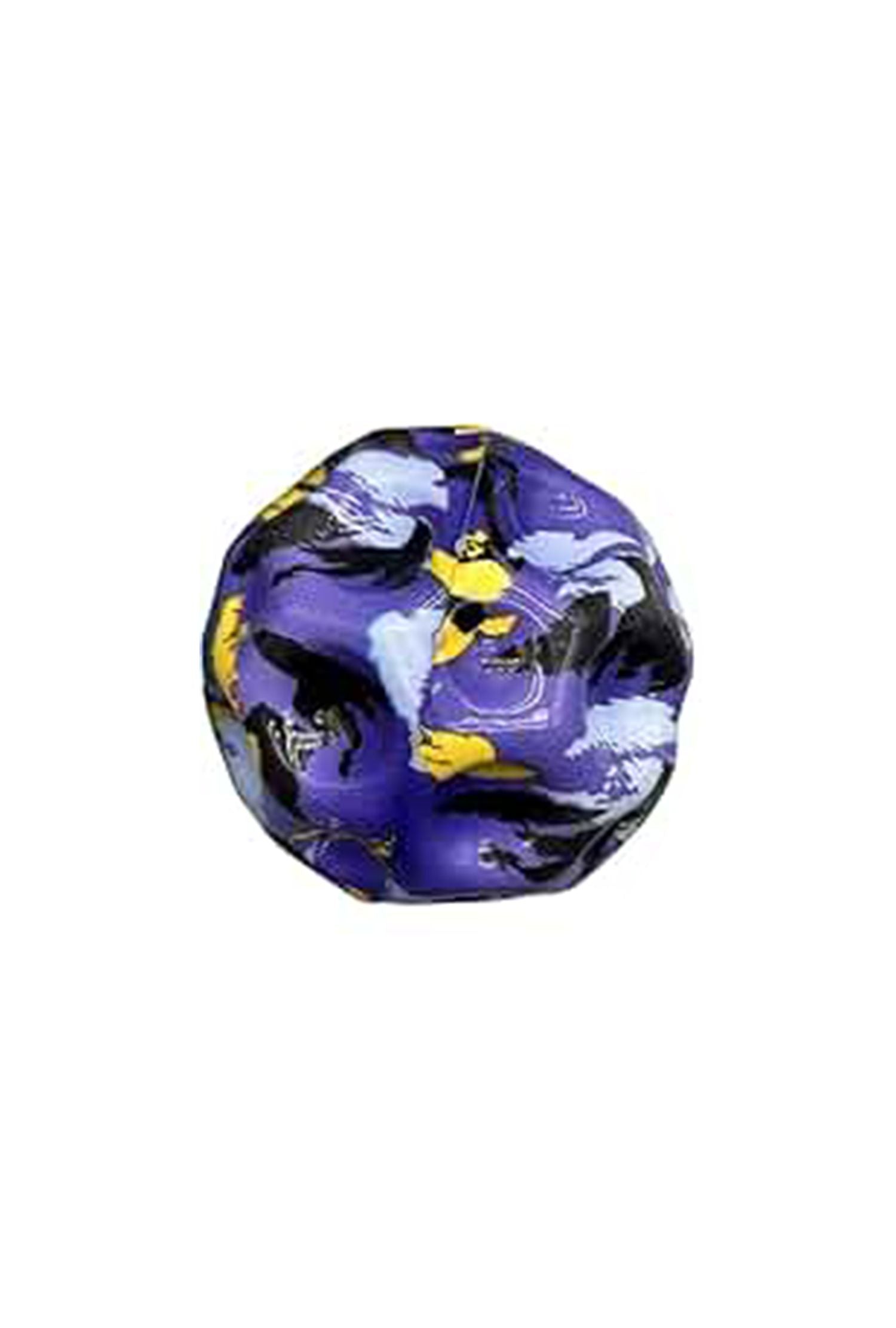 Soft Rubber Bounce Set Black-Purple Pattern Pickleball for Kids