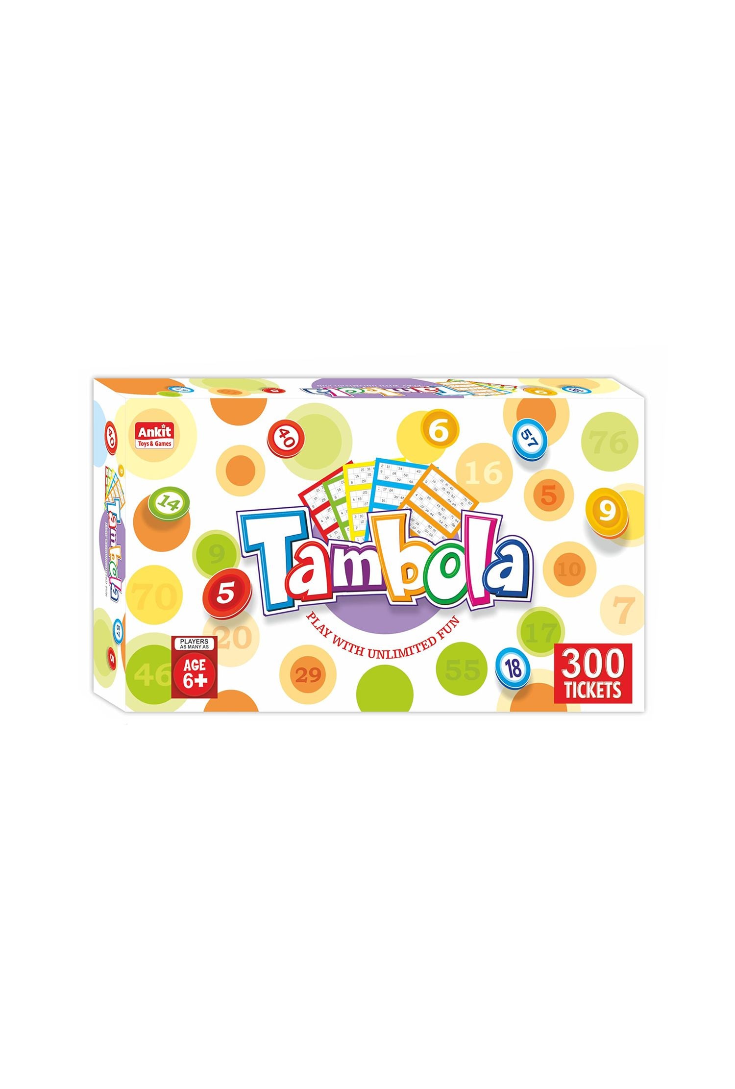 Tambola Game Set 300 Tickets for Unlimited Fun for Ages 6+