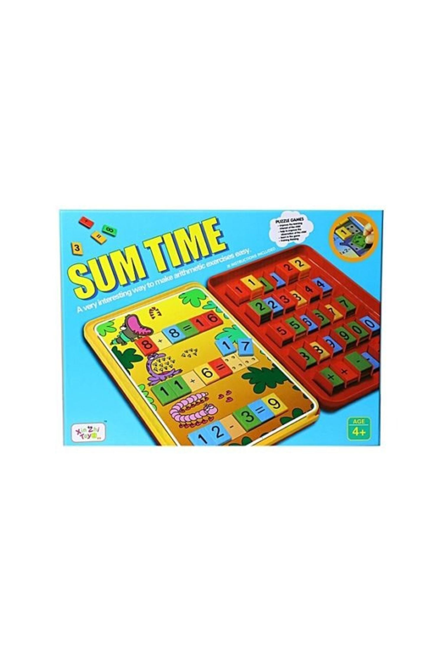 Xin Zhi Toy Sum Time Fun Arithmetic Puzzle Game for Kids Ages 4+
