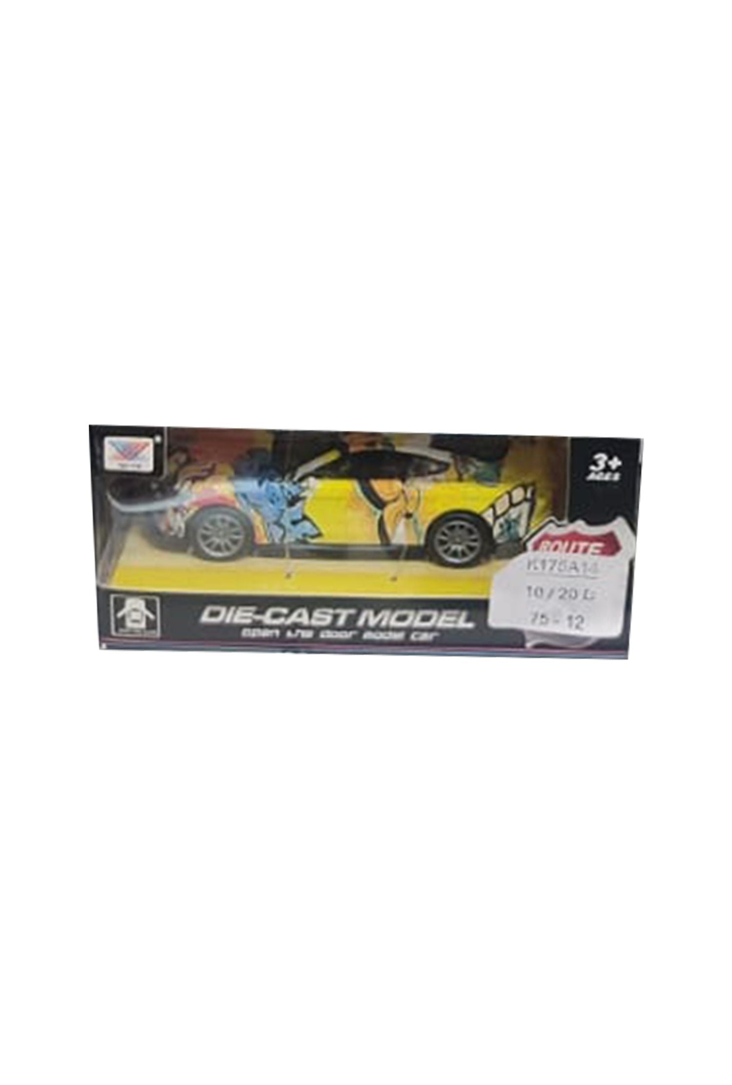 Graffiti Die-Cast Model Car Toy Route 66 Collectible for Kids