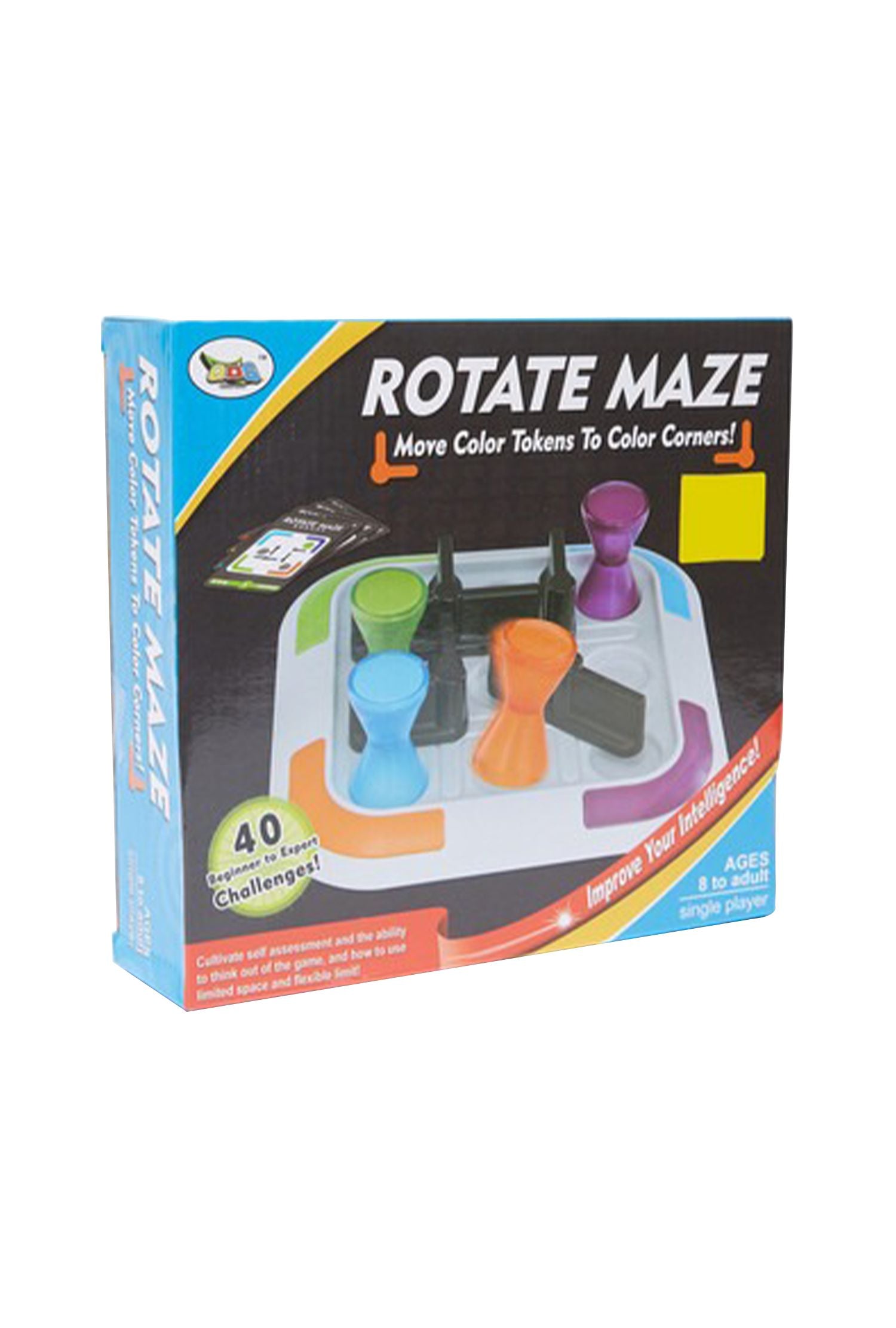 Rotate Maze Puzzle Game Challenging Logic Fun for Family & Friends